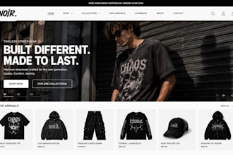 design clothing website clothing brand  clothing store fashion website