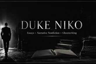 ghostwrite your memoir, life story, or autobiography in your voice