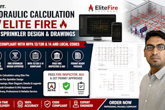 do fire sprinkler hydraulic calculations and plans as per nfpa