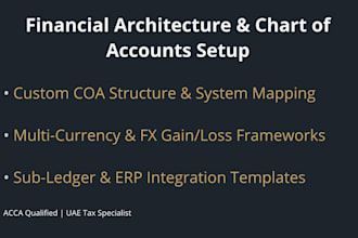 design chart of accounts and multi currency financial architecture