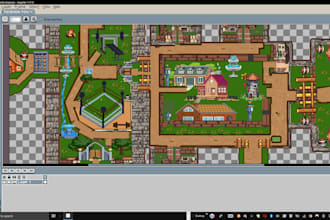make 2d pixel art animation sprite sheet pixel game character pixel background