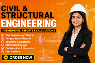 help you with civil and structural engineering projects and calculations