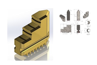2d and 3d part modelling and drawings in solidworks