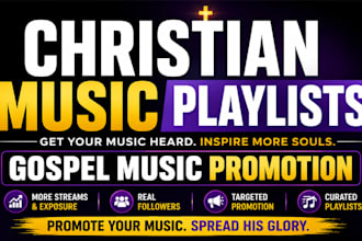 promote your gospel and christian music