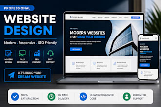 develop a custom coded business website