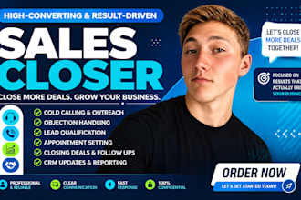 high ticket sales sales leads sales closer sales representative leads generation