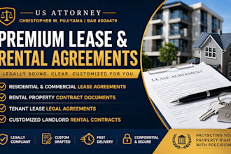 draft residential and commercial lease agreements as a US attorney