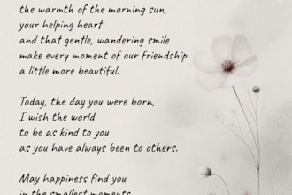 write customized poems for you