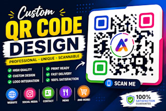 create a custom qr code design with your logo