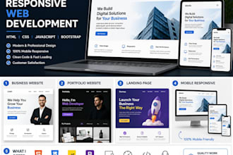 develop a modern business website
