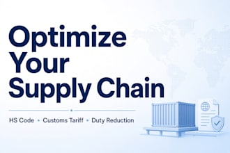 optimize your supply chain with hs code customs tariff and duty reduction
