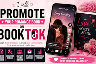 promote your romance book on booktok with influencer outreach