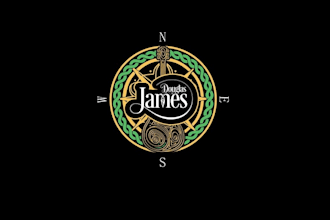 design male acoustic singer songwriter celtic roots logo