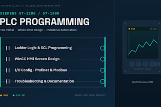 do siemens plc programming and wincc hmi design