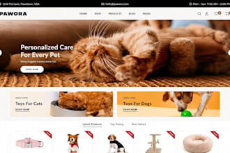 pet shopify store pet care store pet supplement shopify pet store pet website