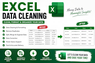 merge, consolidate, combine and clean data in excel or CSV
