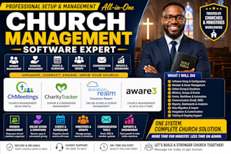 do church managment software chmeetings charitytracker donation realm aware3