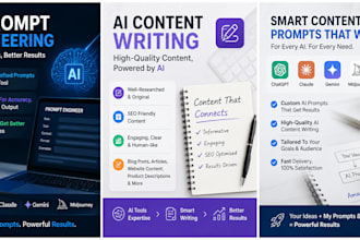 create professional ai prompts for chatgpt and generative ai