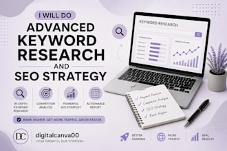 do advanced keyword research and SEO strategy