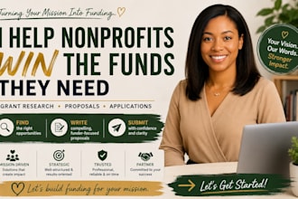 write nonprofit grant proposals and grant applications