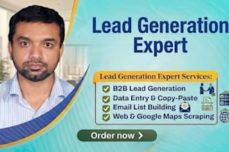 do targeted b2b lead generation,linkedin lead generation and email list building