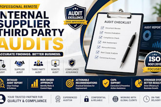 conduct remote internal audit and third party compliance audit