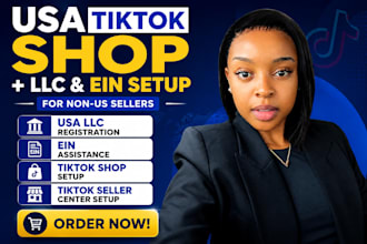 setup tiktok shop USA with llc registration and ein for business