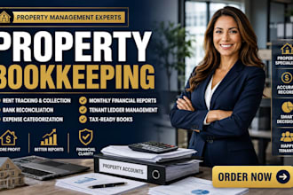 do real estate, rental properties and property bookkeeping
