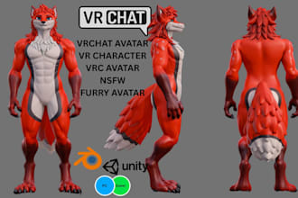do anime vrchat avatar furry vrchat avatar custom wolf fursona vrchat avatar