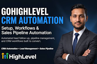 setup gohighlevel CRM automation and sales pipeline