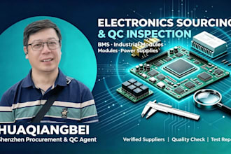 be your procurement agent to source and inspect bms, industrial modules