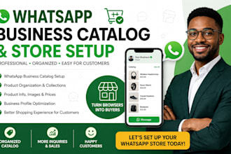 set up your professional whatsapp business catalog and store