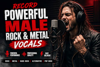 record powerful male rock and metal vocals