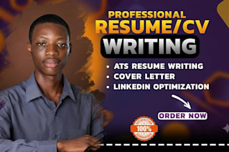create an ats optimized professional resume or CV