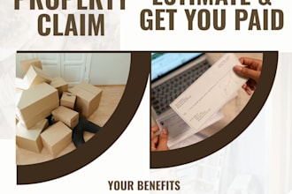 write your property estimate for your insurance claim