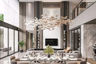 do 3d home virtual staging and interior walkthrough rendering