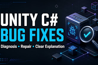 diagnose and fix bugs in your unity c sharp project
