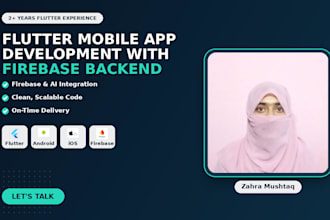 develop your flutter mobile app with firebase backend