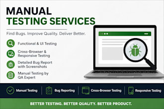 manually test your website and find bugs