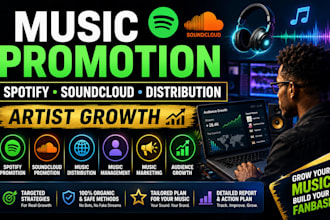 do growth strategy, soundcloud promotion, spotify promotion and distribution