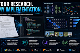 implement your machine learning research paper in python