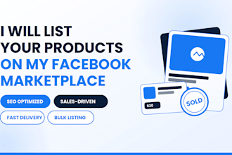 be your professional facebook marketplace lister
