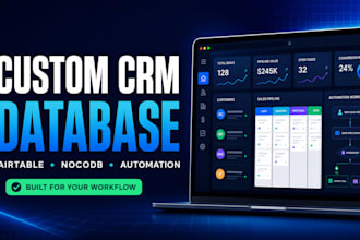 build airtable nocodb CRM databases and automate business