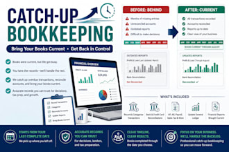 catch up overdue bookkeeping and bring your books current