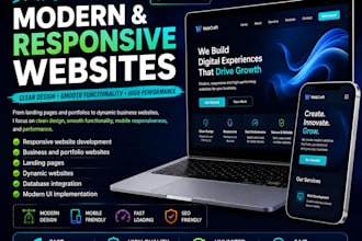 we will build a modern responsive website for your business