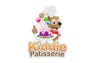 design sophisticated logo for childrens pastry shop