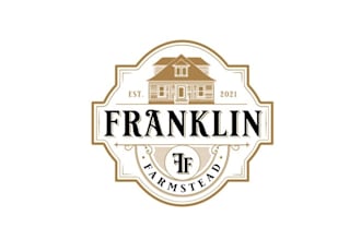 design farmstead vacation community logo
