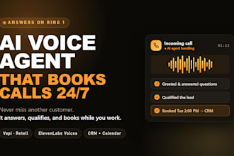 create ai phone agent, ai receptionist and voice bot for your business