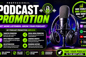 professionally promote your podcast and grow your audience