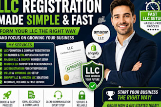 register llc, US llc, wyoming llc, ein, amazon shopify
